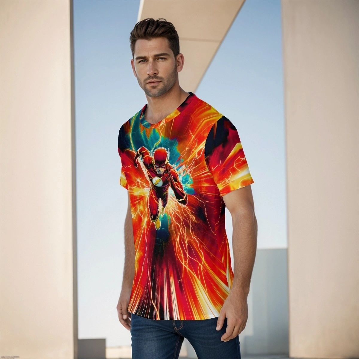 FLASH EARTH 1 READY ALL OVER PRINT SHIRT AND TANK TOP - BARRY ALLEN