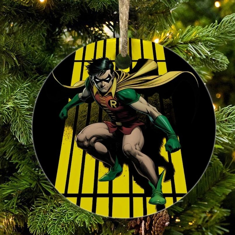 ROBIN BOY WONDER READY CHRISTMAS TREE ORNAMENT