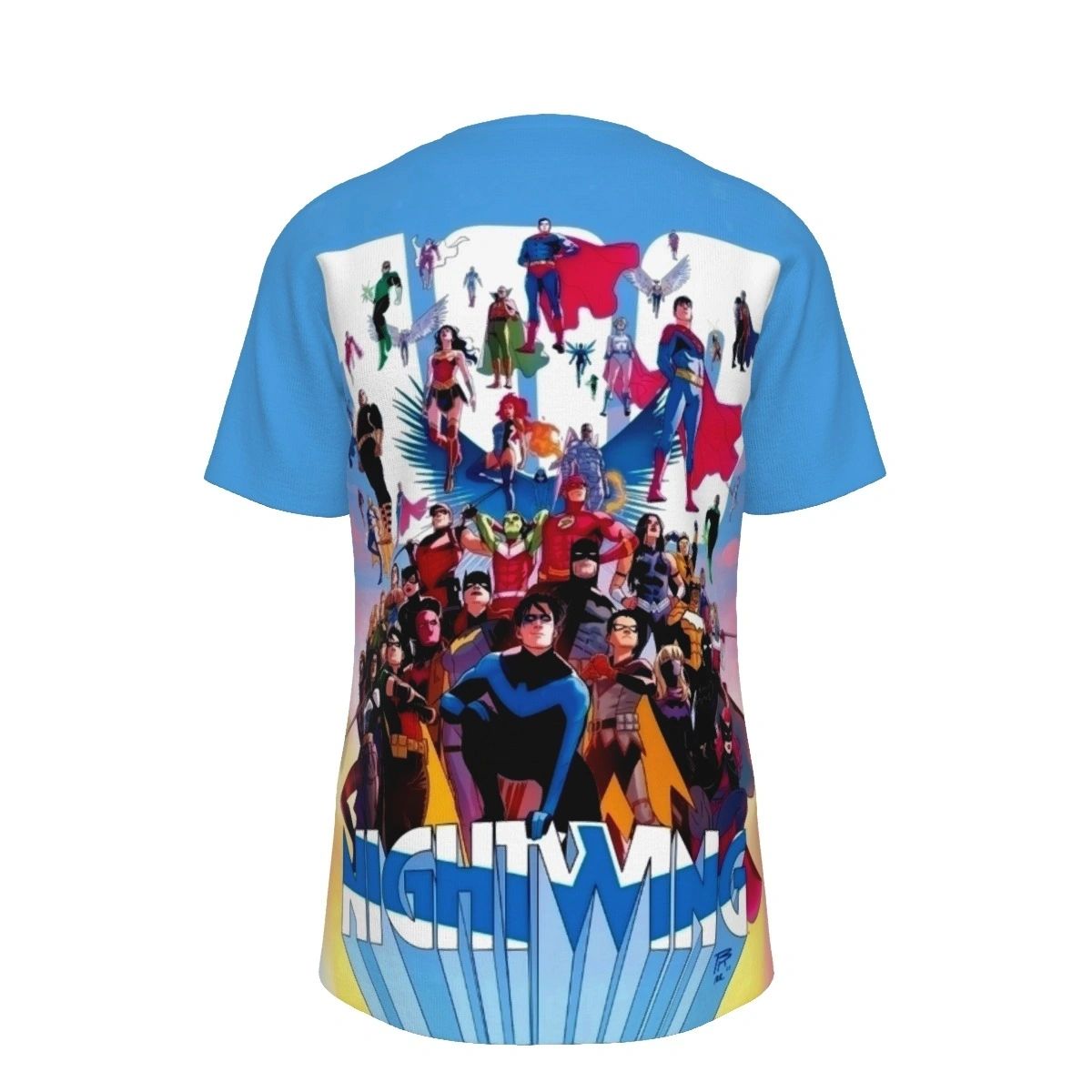 NIGHTWING 100 ALL OVER PRINT SHIRT AND TANK TOP - BRUNO REDONDO ART