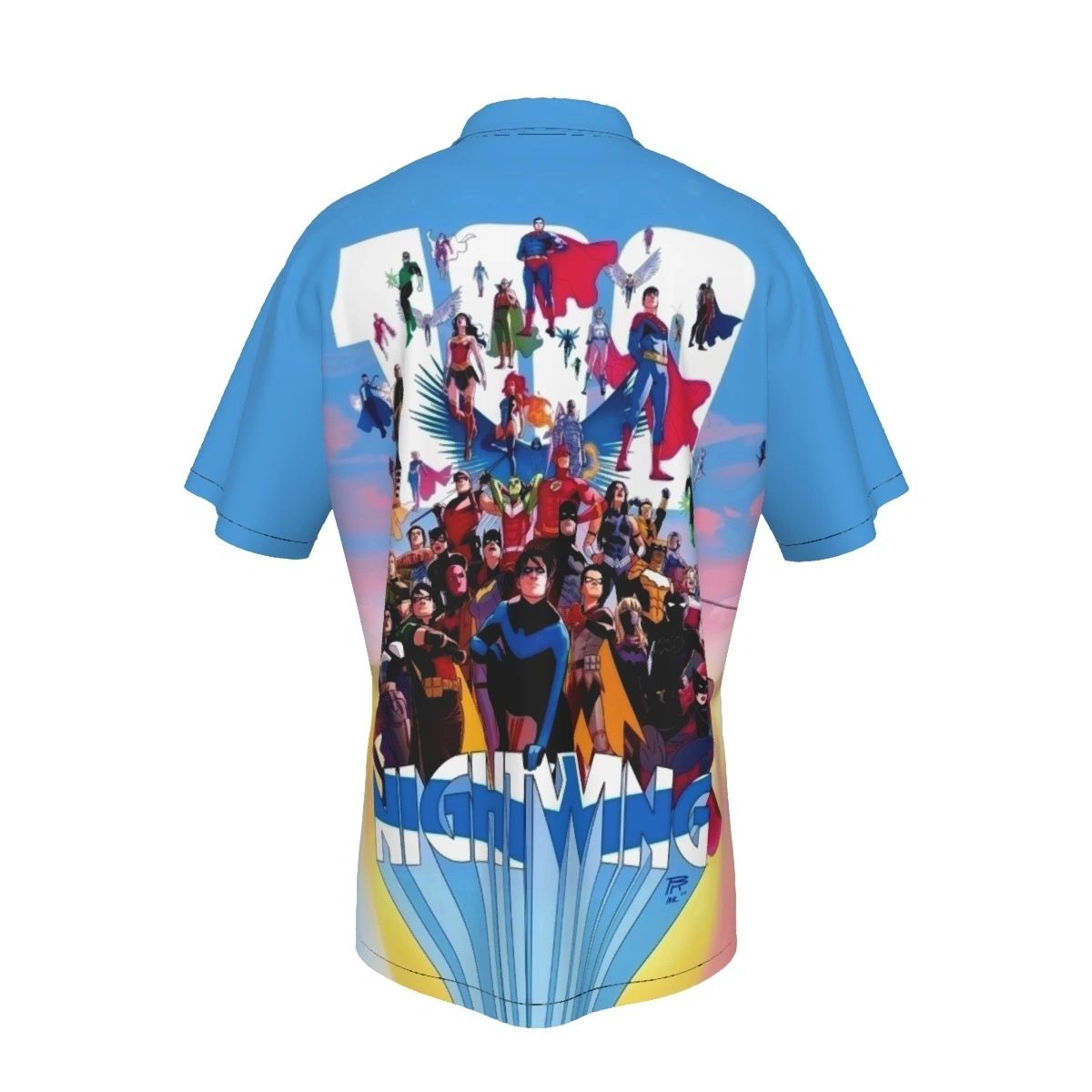 NIGHTWING 100 ALL OVER PRINT SHIRT AND TANK TOP - BRUNO REDONDO ART