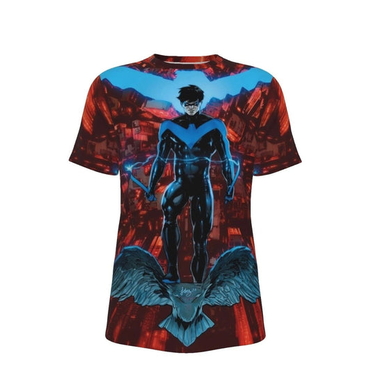NIGHTWING 100 VAR ALL OVER PRINT SHIRT AND TANK TOP - JAVIER FERNANDEZ ART