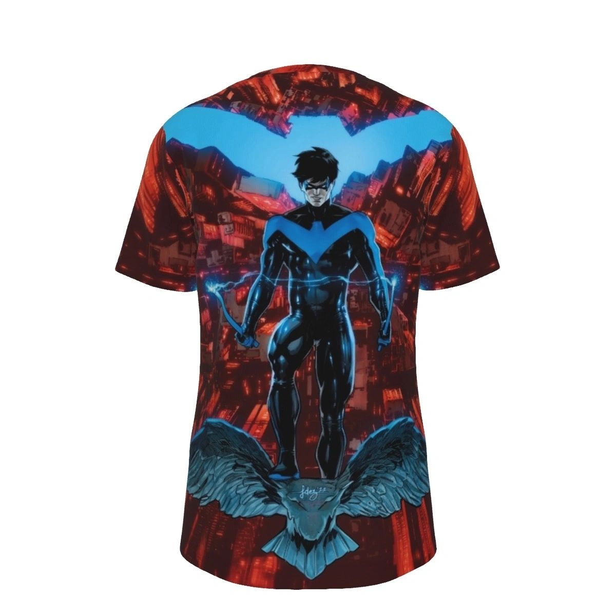NIGHTWING 100 VAR ALL OVER PRINT SHIRT AND TANK TOP - JAVIER FERNANDEZ ART