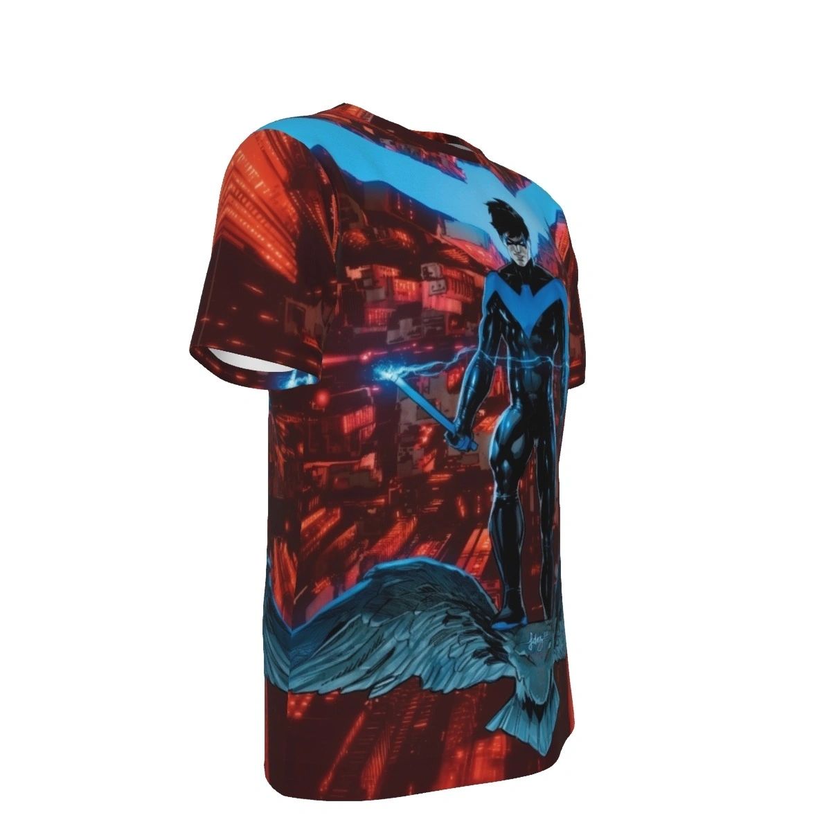 NIGHTWING 100 VAR ALL OVER PRINT SHIRT AND TANK TOP - JAVIER FERNANDEZ ART