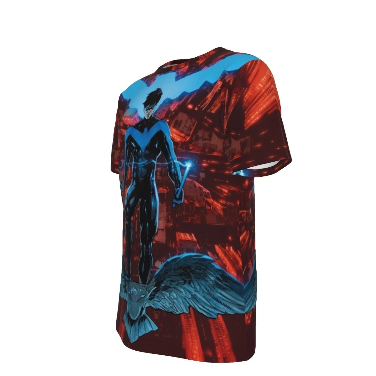 NIGHTWING 100 VAR ALL OVER PRINT SHIRT AND TANK TOP - JAVIER FERNANDEZ ART