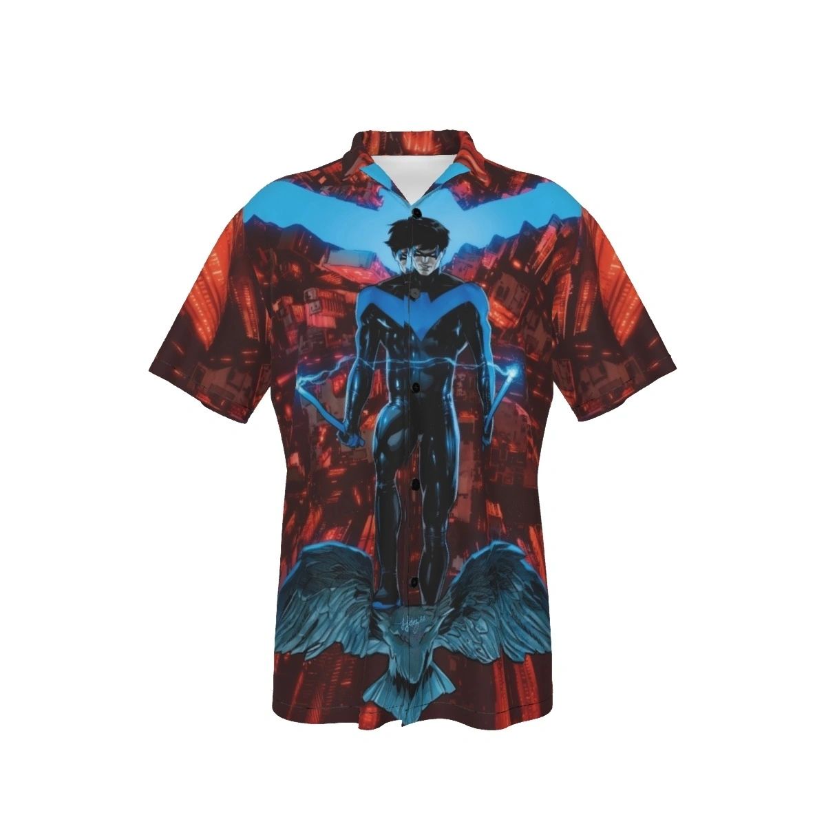 NIGHTWING 100 VAR ALL OVER PRINT SHIRT AND TANK TOP - JAVIER FERNANDEZ ART