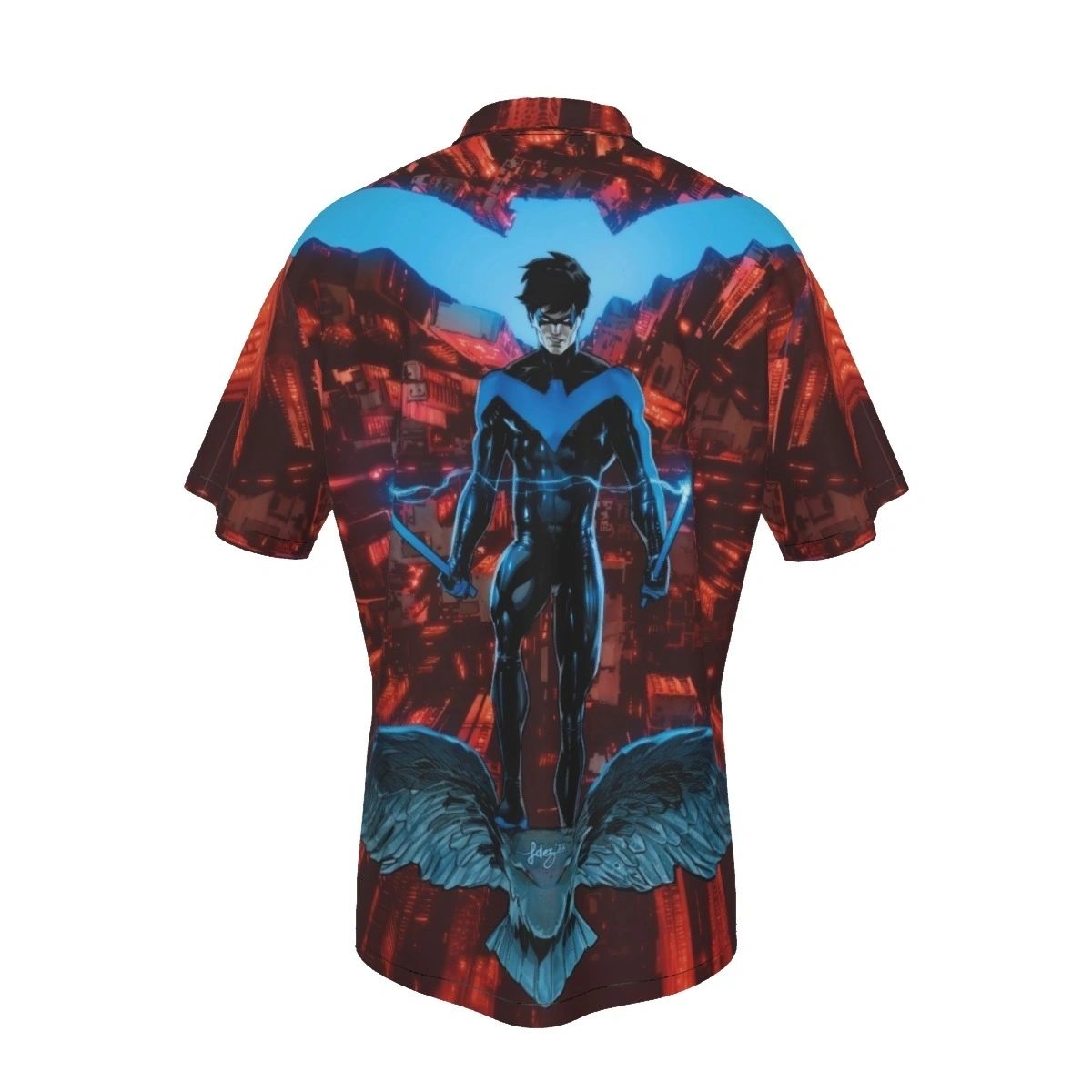 NIGHTWING 100 VAR ALL OVER PRINT SHIRT AND TANK TOP - JAVIER FERNANDEZ ART
