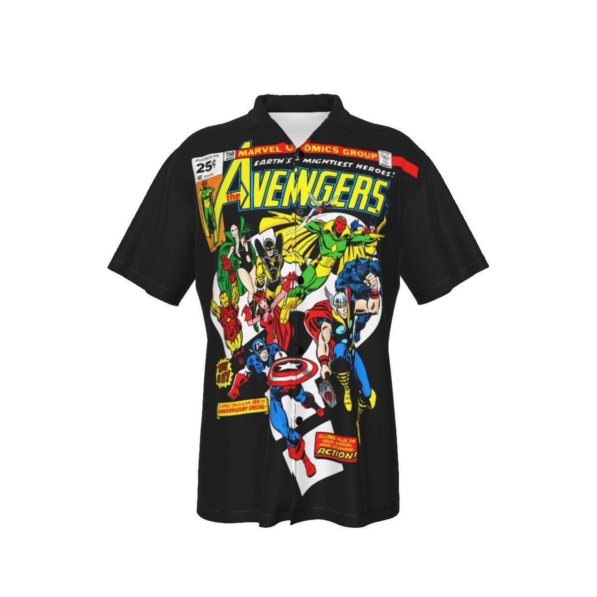 AVENGERS 150 ALL OVER PRINT SHIRT AND TANK TOP