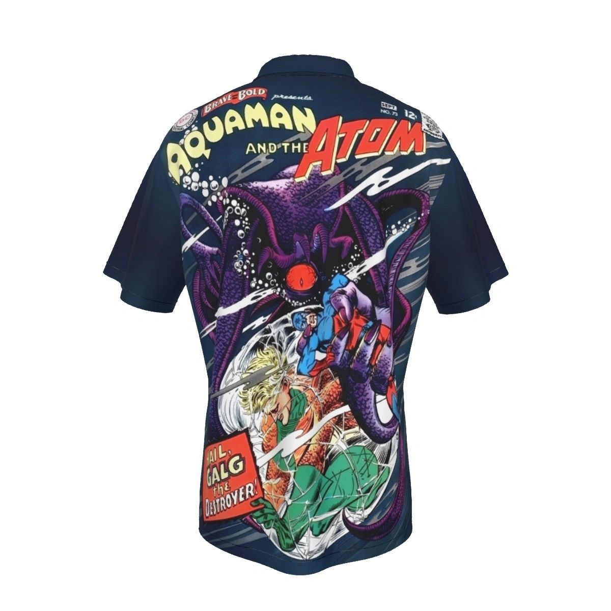 BRAVE AND THE BOLD 73 ALL OVER PRINT SHIRT AND TANK TOP - AQUAMAN, ATOM