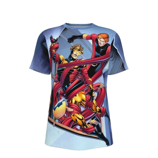 BOOSTER GOLD 15 PAGE ALL OVER PRINT SHIRT AND TANK TOP - ELONGATED MAN