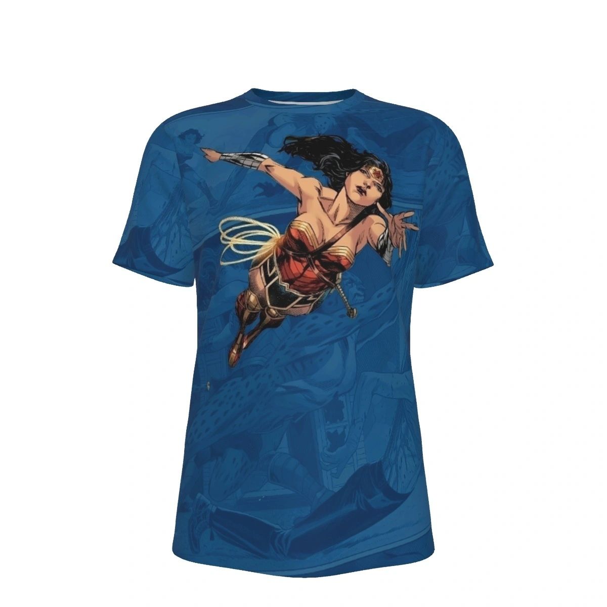 WONDER WOMAN GREATEST VICTORIES PAGE ALL OVER PRINT SHIRT AND TANK TOP