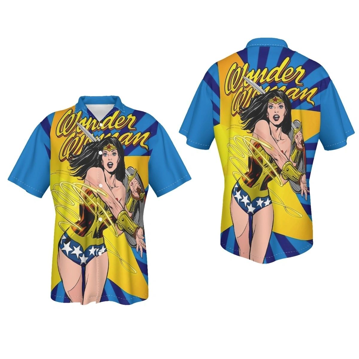 WONDER WOMAN SUMMER SPECIAL ALL OVER PRINT SHIRT AND TANK TOP -NEAL ADAMS