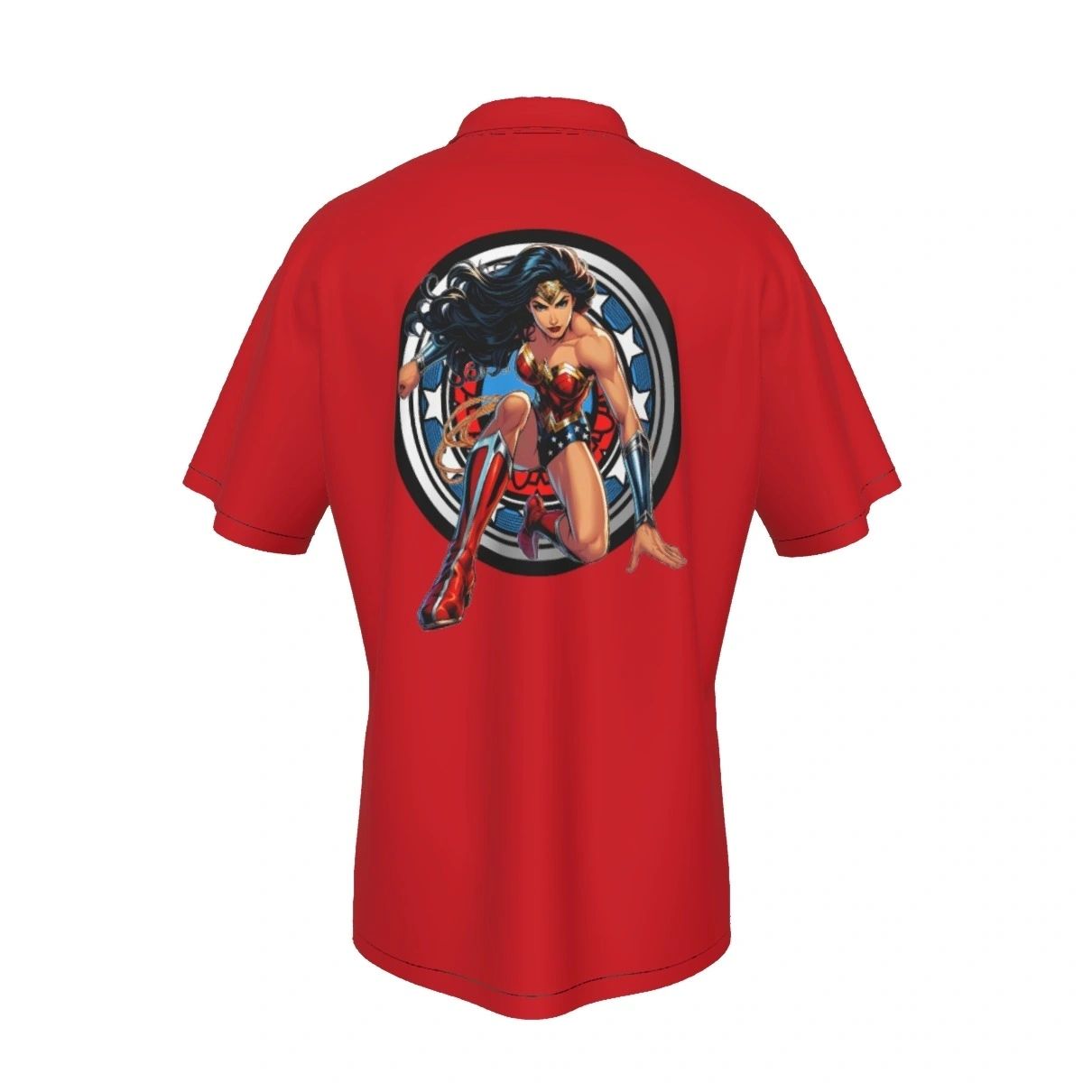 WONDER WOMAN EARTH 1 READY ALL OVER PRINT SHIRT AND TANK TOP