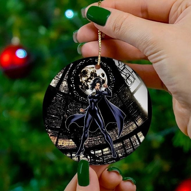 LYDDA JATH NIGHT GIRL READY READY CHRISTMAS TREE ORNAMENT
