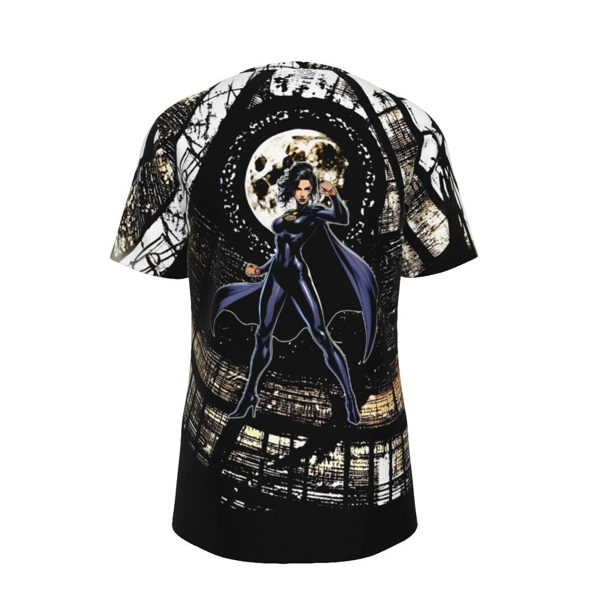 LYDDA JATH NIGHT GIRL READY ALL OVER PRINT SHIRT
