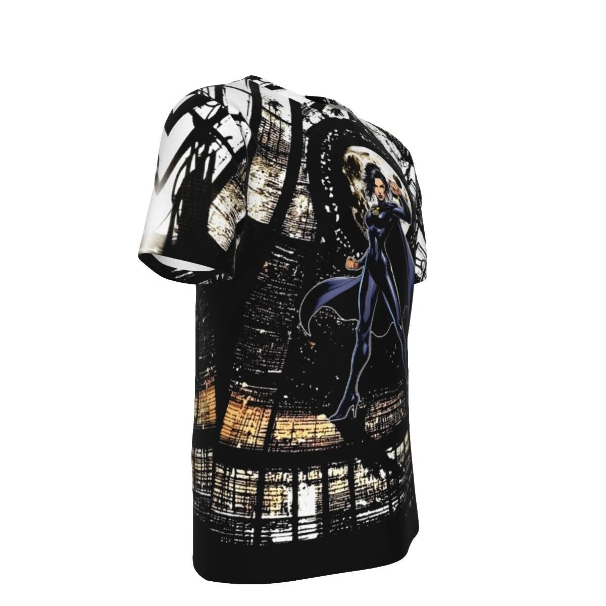 LYDDA JATH NIGHT GIRL READY ALL OVER PRINT SHIRT