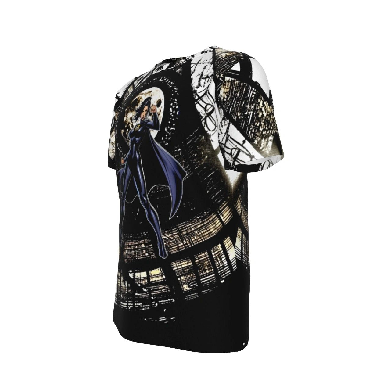 LYDDA JATH NIGHT GIRL READY ALL OVER PRINT SHIRT