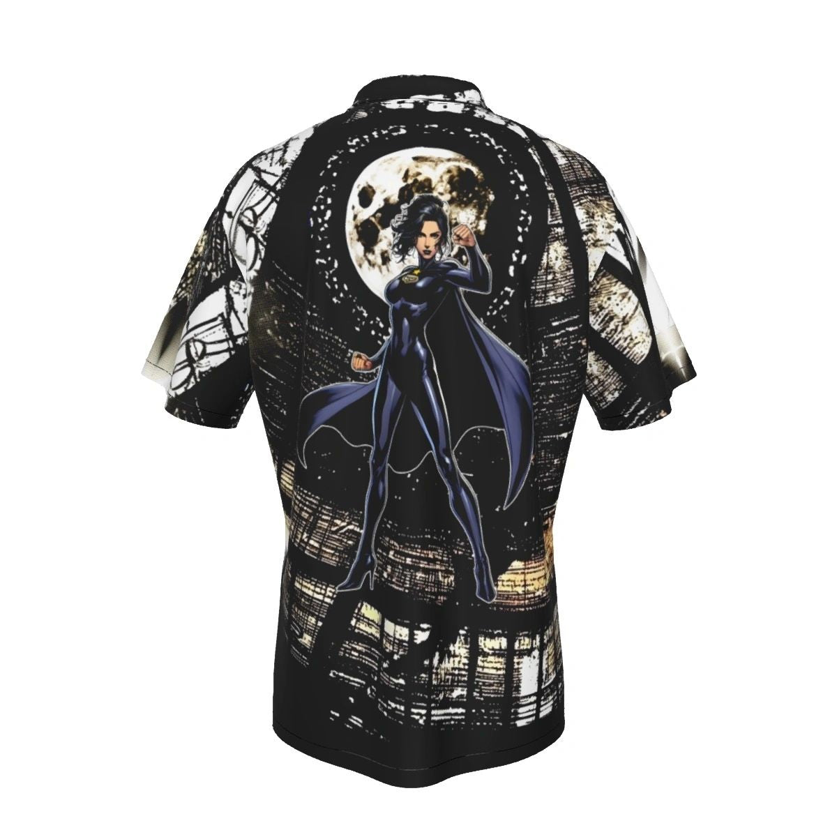 LYDDA JATH NIGHT GIRL READY ALL OVER PRINT SHIRT
