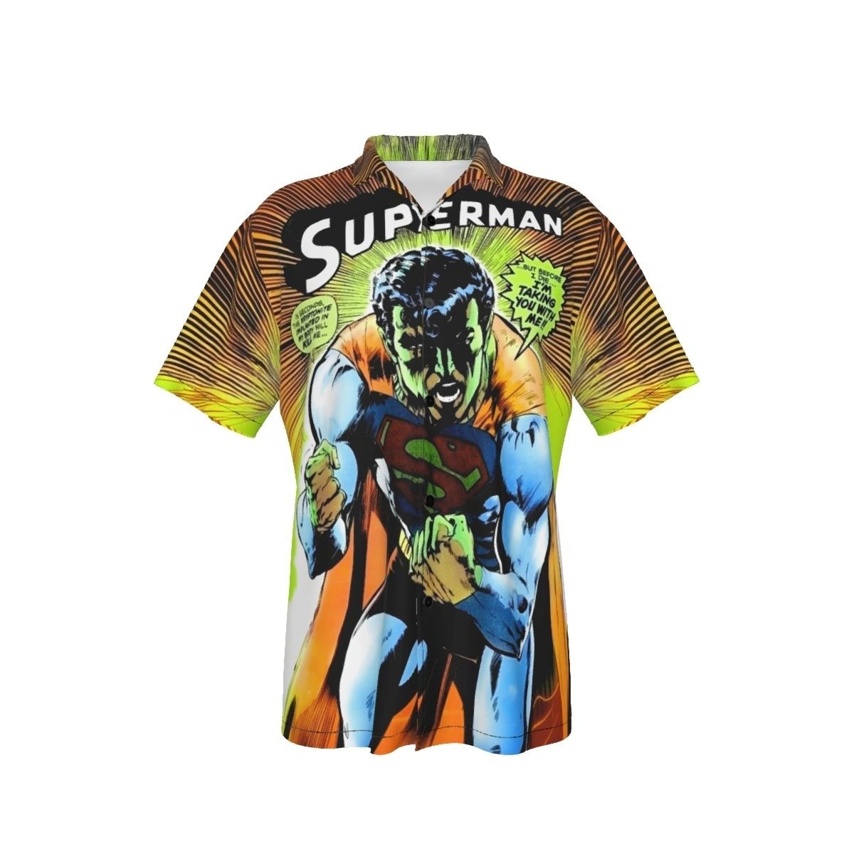 SUPERMAN 317 ALL OVER PRINT SHIRT - NEAL ADAMS