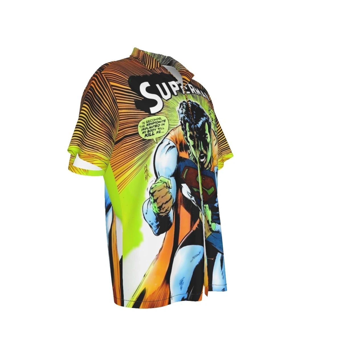 SUPERMAN 317 ALL OVER PRINT SHIRT - NEAL ADAMS