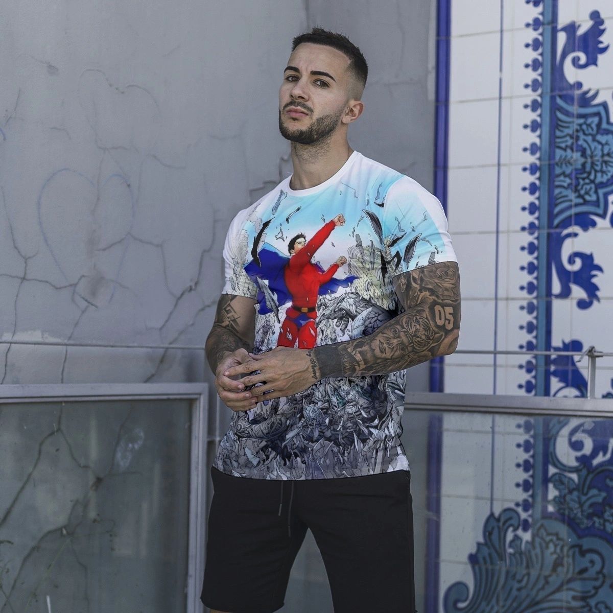 MONEL PUNCH ALL OVER PRINT SHIRT