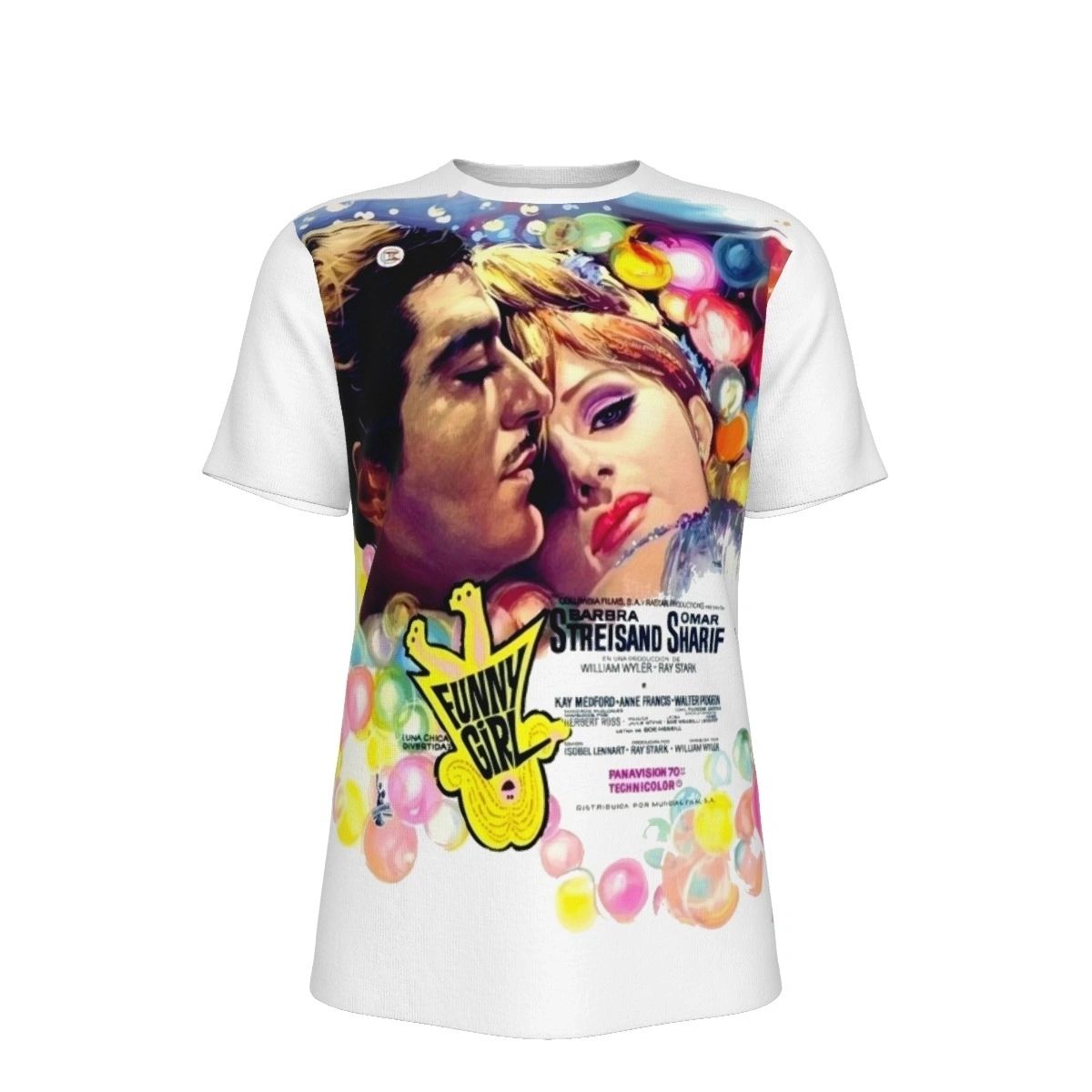 FUNNY GIRL MOVIE POSTER 1 ALL OVER PRINT SHIRT