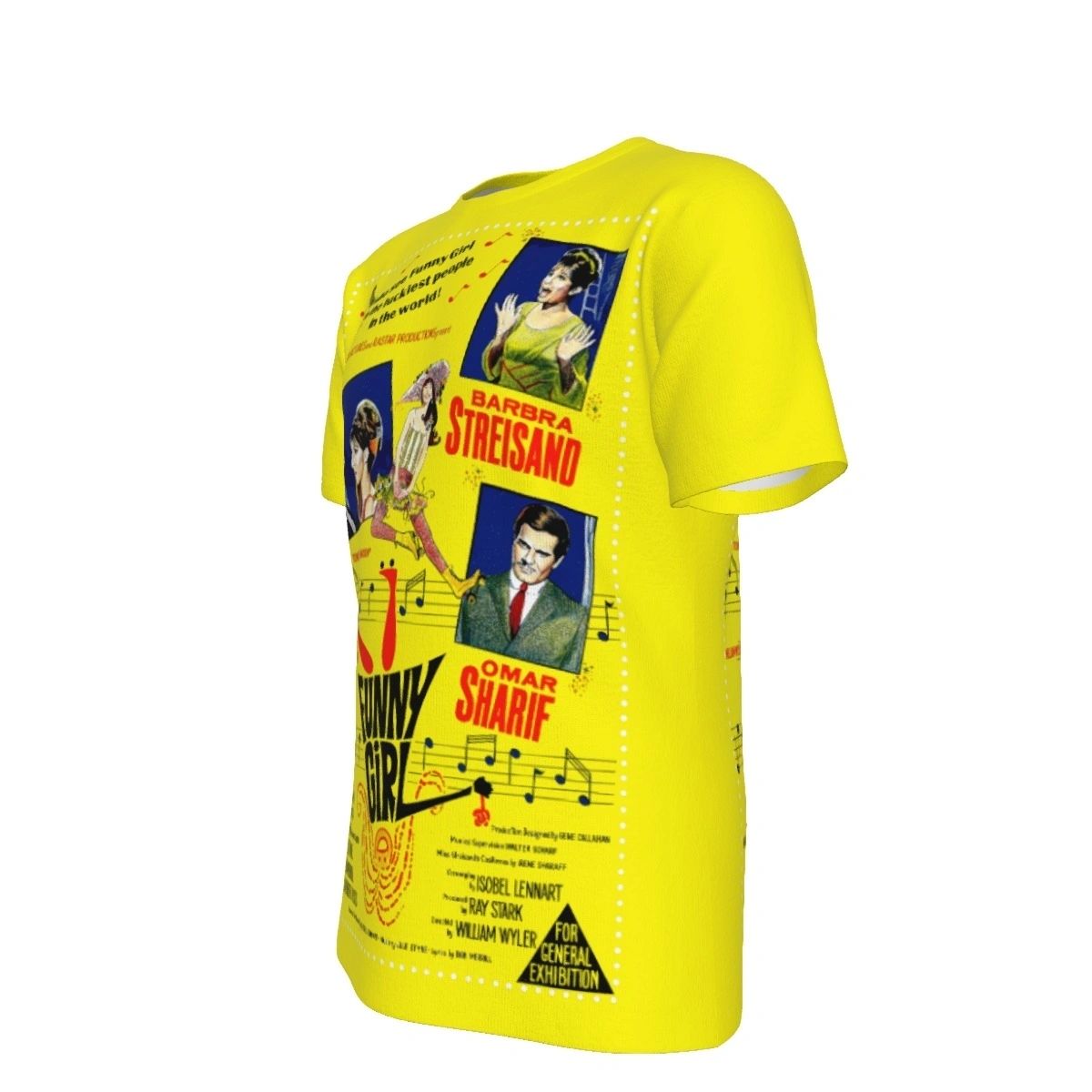 FUNNY GIRL MOVIE POSTER 2 ALL OVER PRINT SHIRT