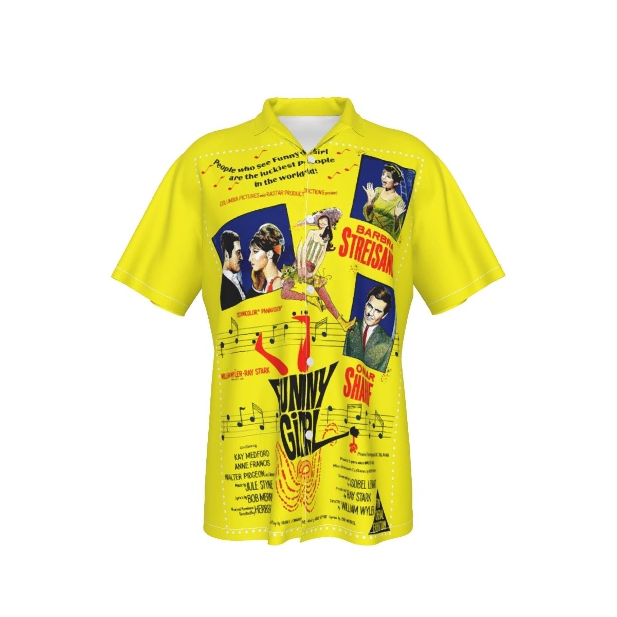 FUNNY GIRL MOVIE POSTER 2 ALL OVER PRINT SHIRT