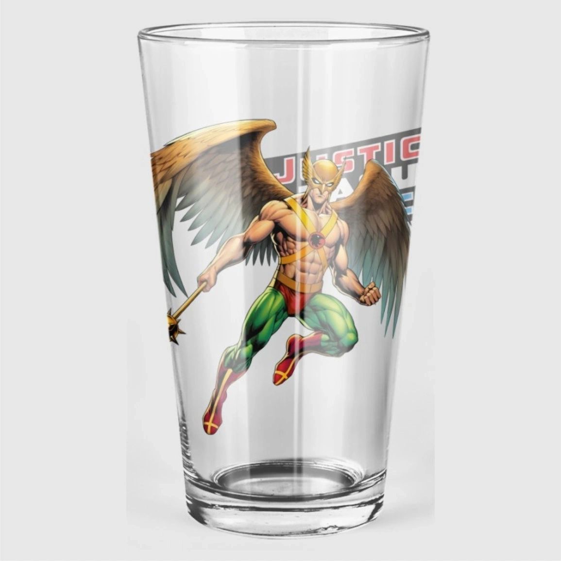HAWKMAN EARTH 2 READY Pint Glass (with Free Shipping) -JLA
