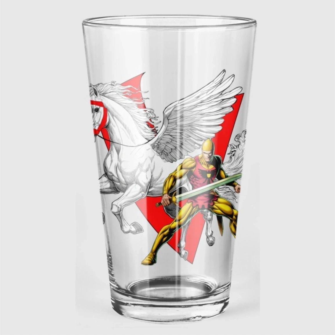 SHINING KNIGHT READY Pint Glass (with Free Shipping) -7 SOLDIERS OF VICTORY