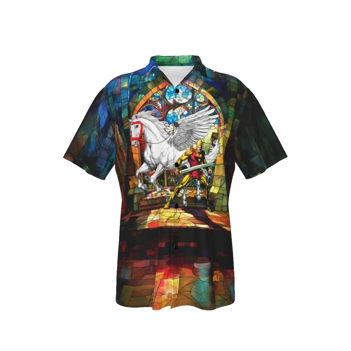SHINING KNIGHT READY ALL OVER PRINT SHIRTS - 7 SOLDIERS OF VICTORY READY