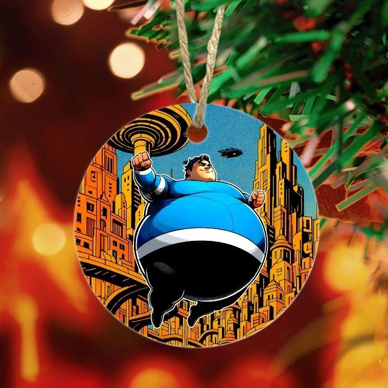 CHUCK TAINE READY CHRISTMAS TREE ORNAMENT - LEGION OF SUPERHEROES