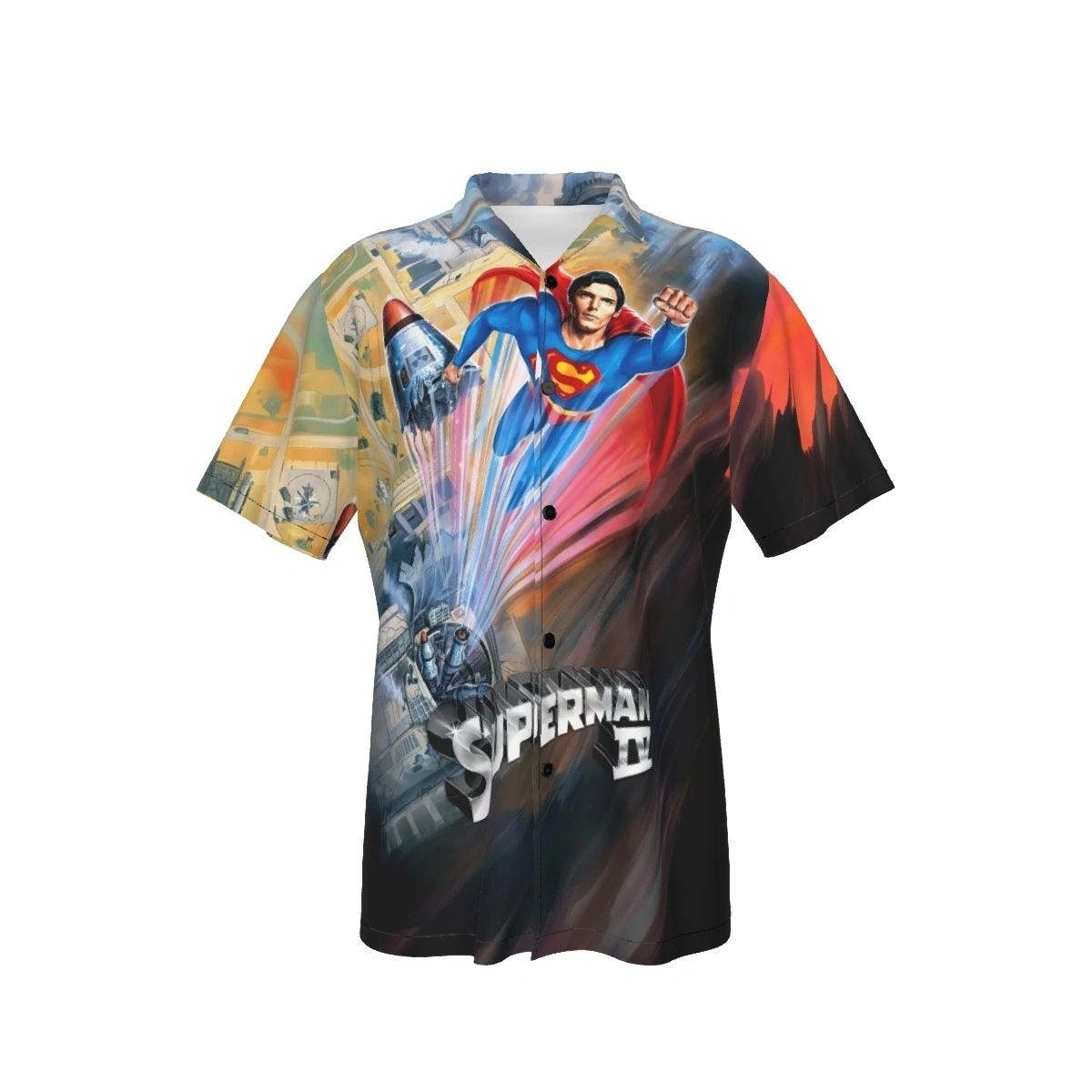 SUPERMAN 4 MOVIE POSTER ALL OVER PRINT SHIRT