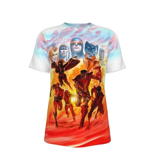 GIANT SIZED XMEN 1COVER ALL OVER PRINT SHIRTS - ALEX ROSS ART