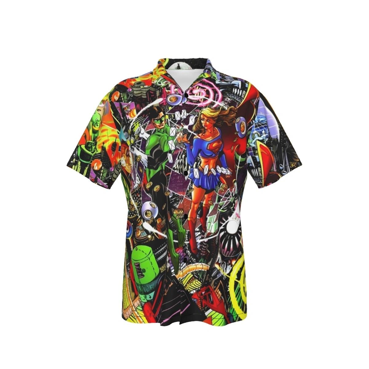 GREEN LANTERN SUPERGIRL ALL OVER PRINT SHIRT AND TANK TOP- FROM BRAVE AND THE BOLD 2 V3