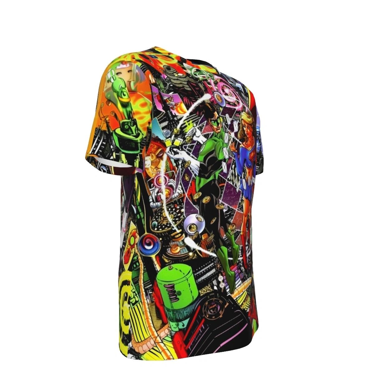 GREEN LANTERN SUPERGIRL ALL OVER PRINT SHIRT AND TANK TOP- FROM BRAVE AND THE BOLD 2 V3