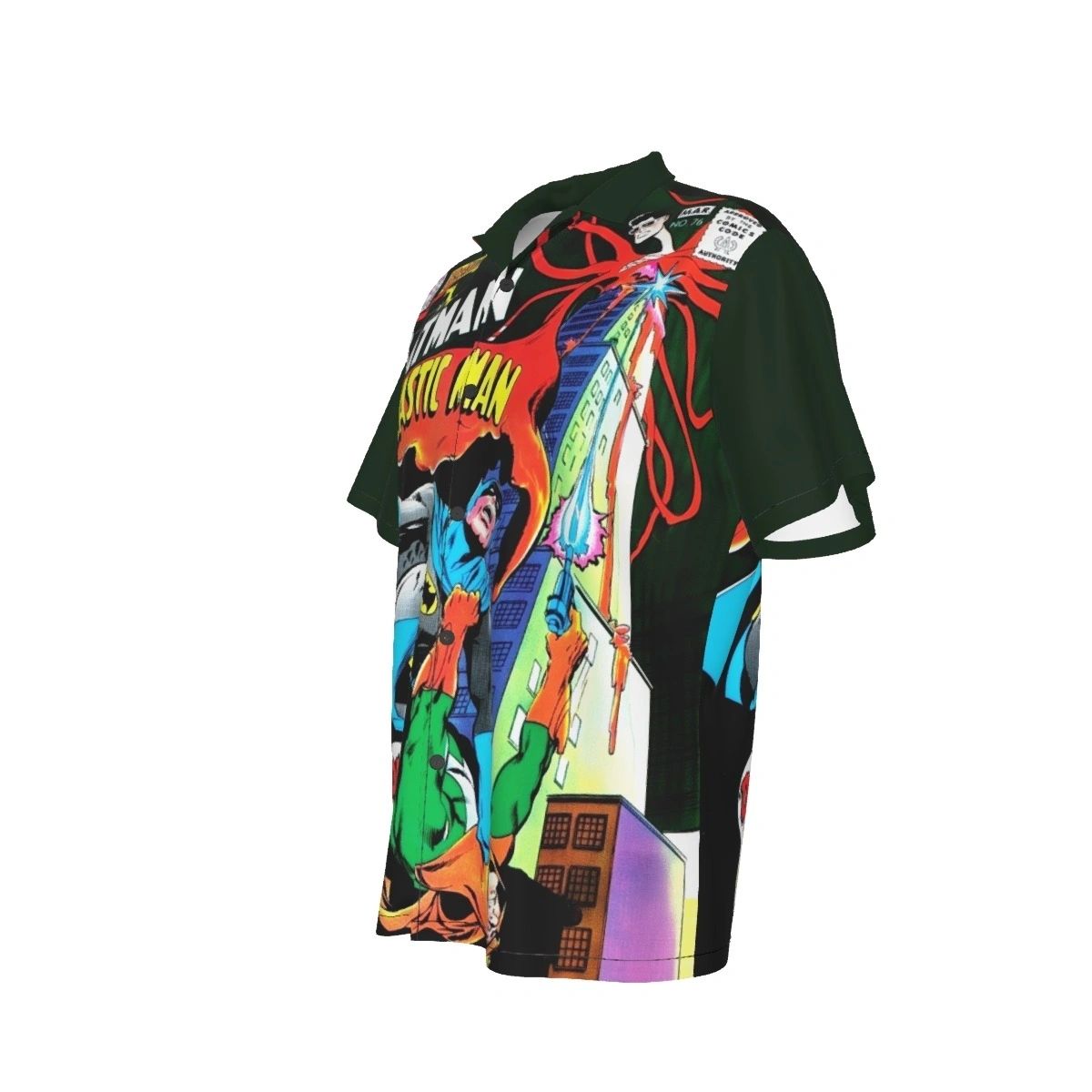 BRAVE AND THE BOLD 76 ALL OVER PRINT SHIRT AND TANK TOP- BATMAN PLASTIC MAN