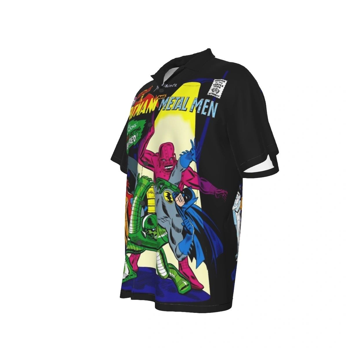 BRAVE AND THE BOLD 74 ALL OVER PRINT SHIRT AND TANK TOP- METAL MEN BATMAN