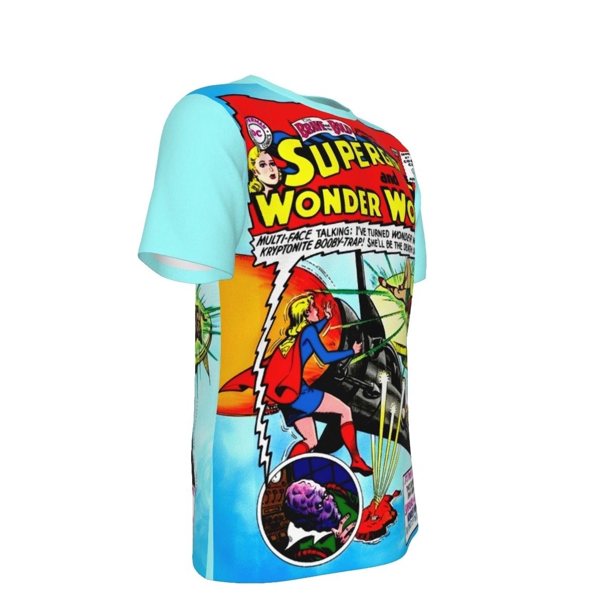 BRAVE AND THE BOLD 63 ALL OVER PRINT SHIRT AND TANK TOP- SUPERGIRL WONDER WOMAN