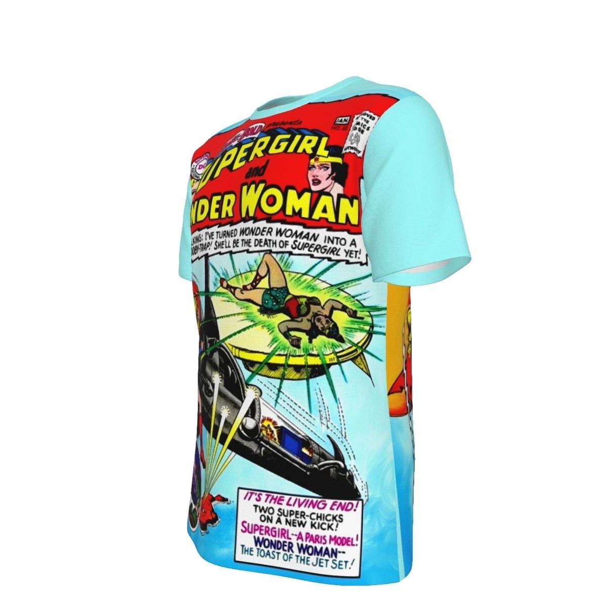 BRAVE AND THE BOLD 63 ALL OVER PRINT SHIRT AND TANK TOP- SUPERGIRL WONDER WOMAN