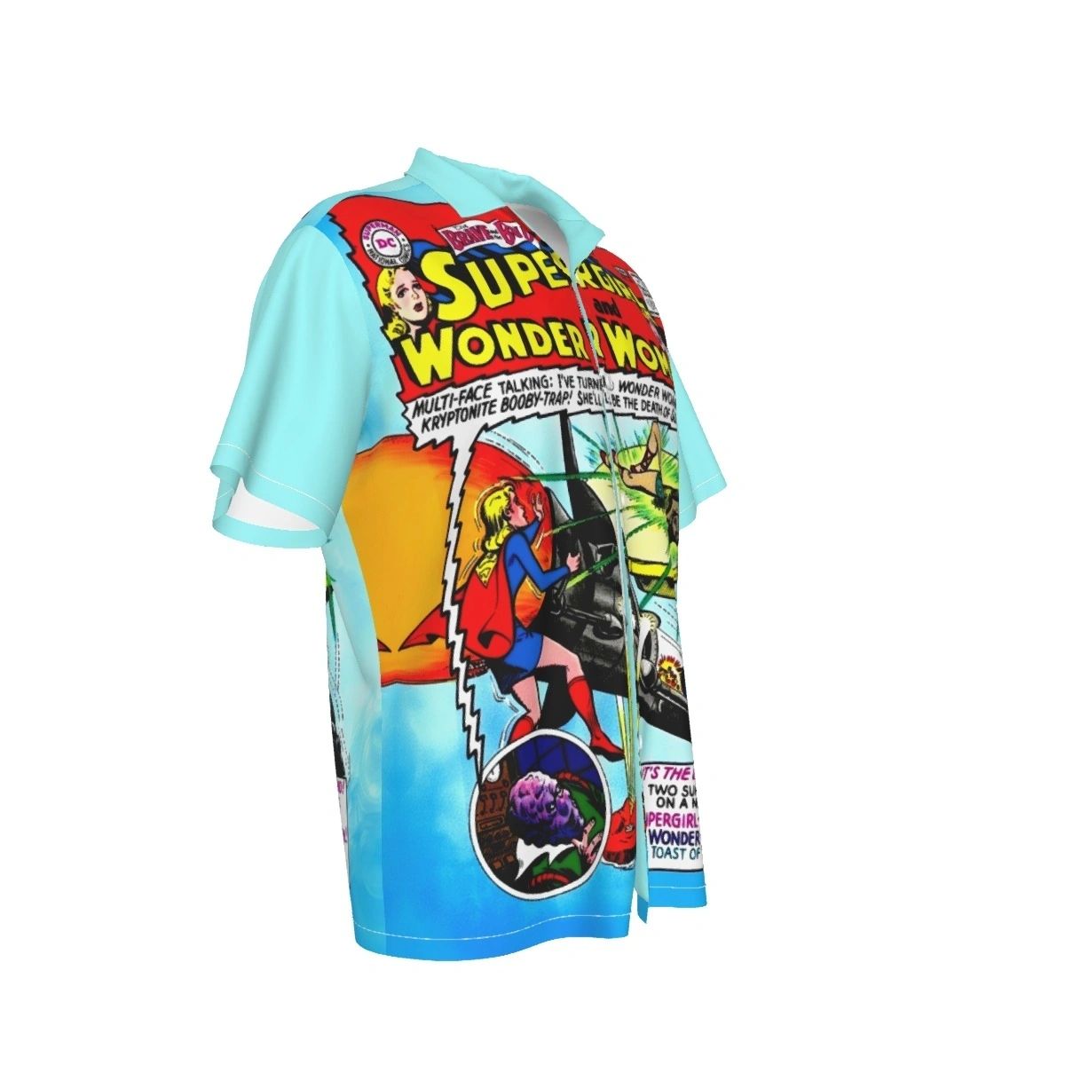 BRAVE AND THE BOLD 63 ALL OVER PRINT SHIRT AND TANK TOP- SUPERGIRL WONDER WOMAN