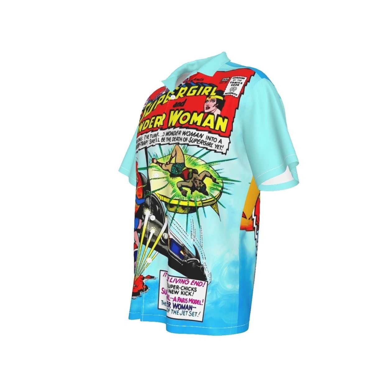 BRAVE AND THE BOLD 63 ALL OVER PRINT SHIRT AND TANK TOP- SUPERGIRL WONDER WOMAN