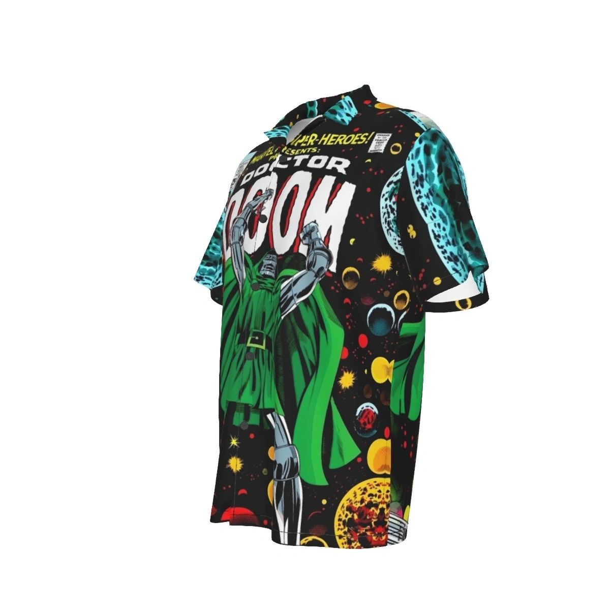 MARVEL SUPERHEROES 20 ALL OVER PRINT SHIRT AND TANK TOP -DOCTOR DOOM