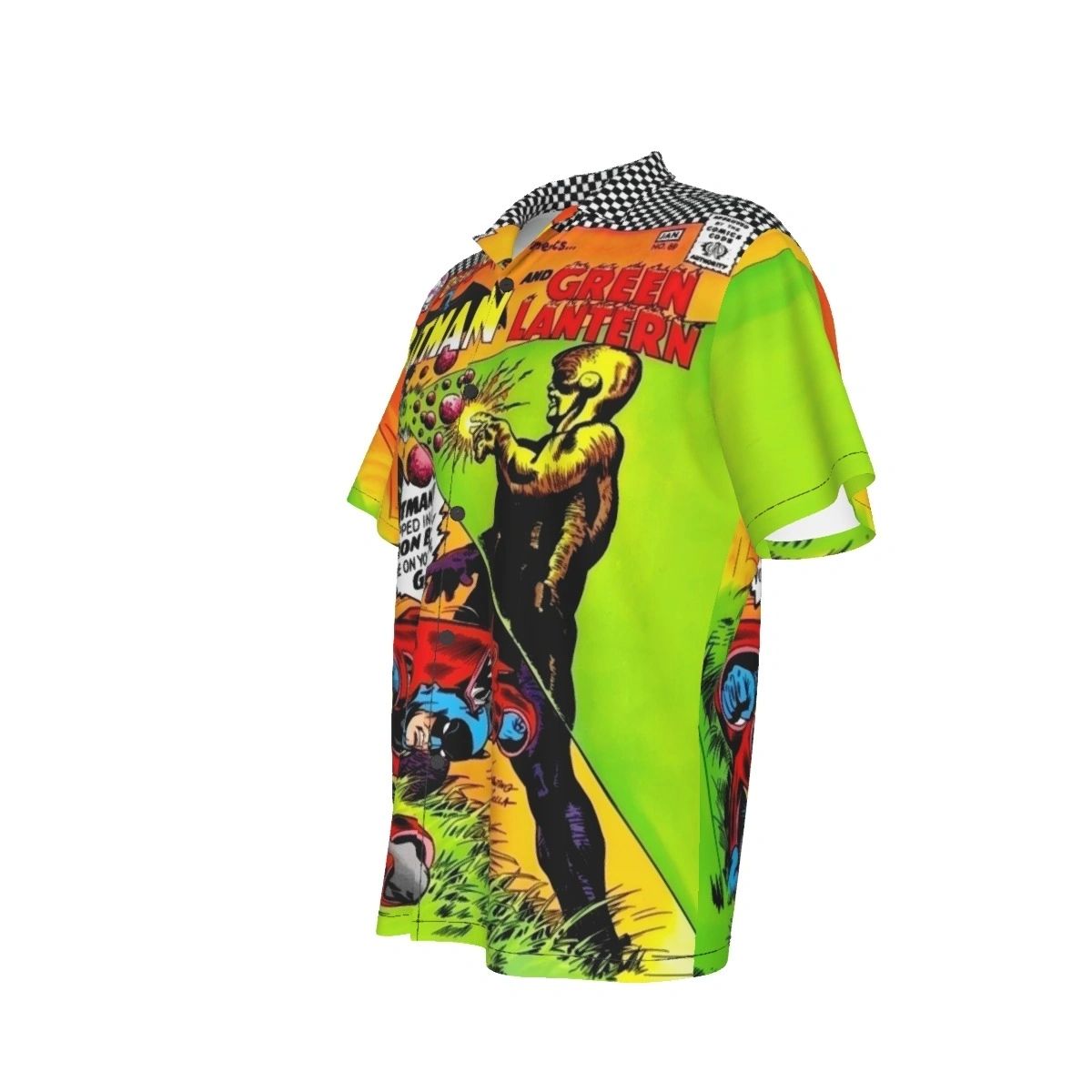 BRAVE AND BOLD 69 ALL OVER PRINT SHIRT AND TANK TOP -BATMAN GREEN LANTERN