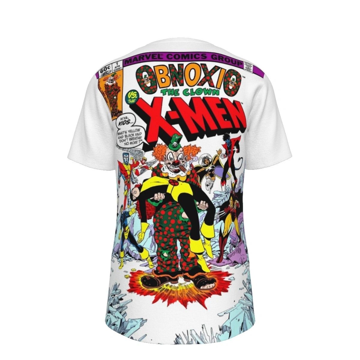 OBNOXIO THE CLOWN VS XMEN ALL OVER PRINT SHIRT AND TANK TOP