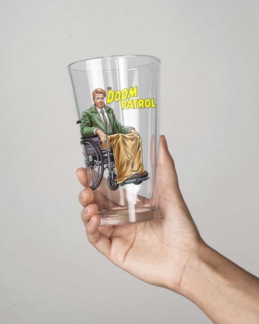 THE CHIEF READY Pint Glass (with Free Shipping) -DOOM PATROL