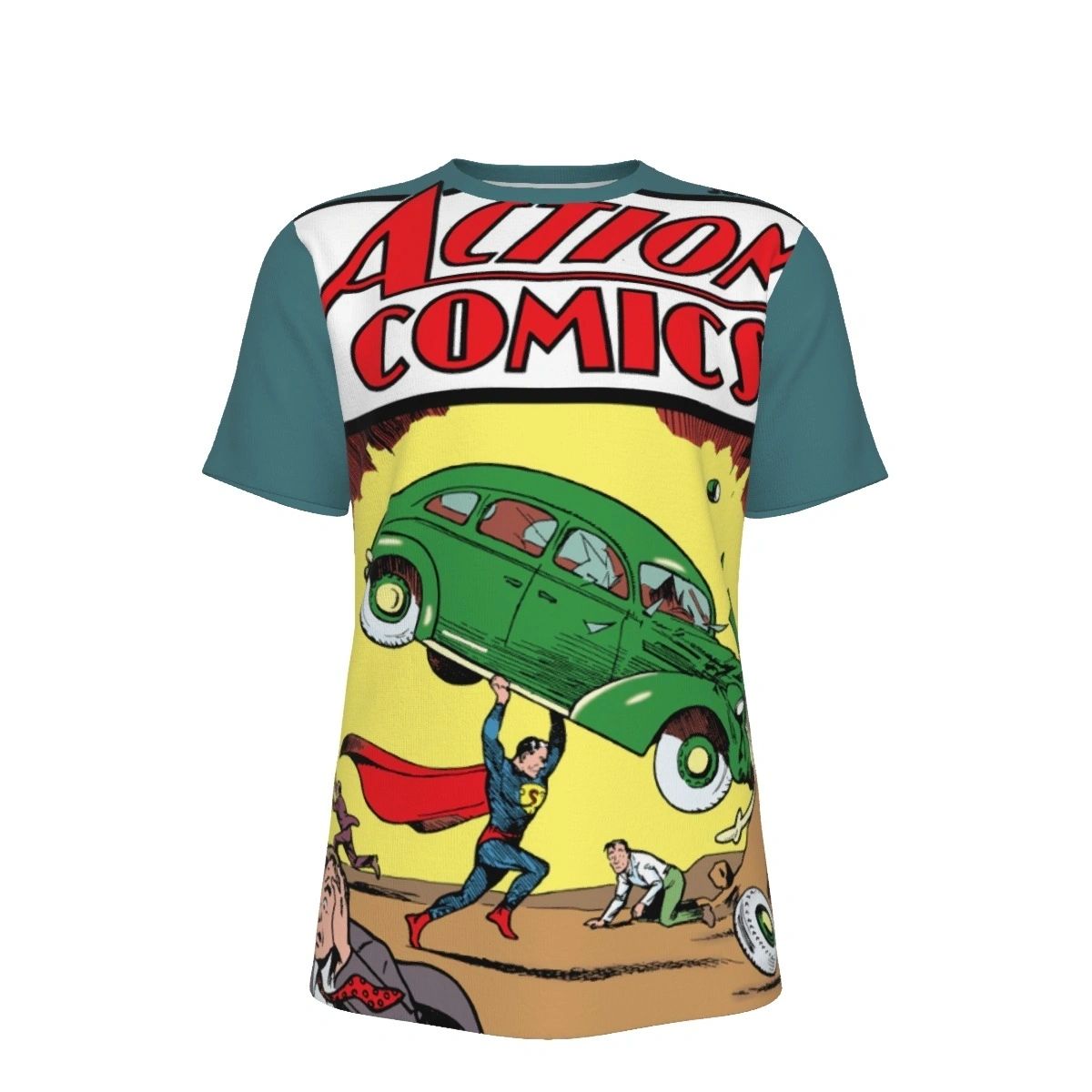 ACTION 1 ALL OVER PRINT SHIRT AND TANK- 1ST SUPERMAN