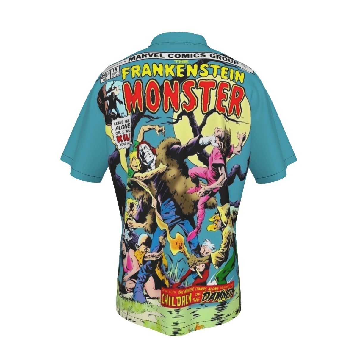 FRANKENSTEIN MONSTER 18 ALL OVER PRINT SHIRT AND TANK TOP -BERNIE WRIGHTSON
