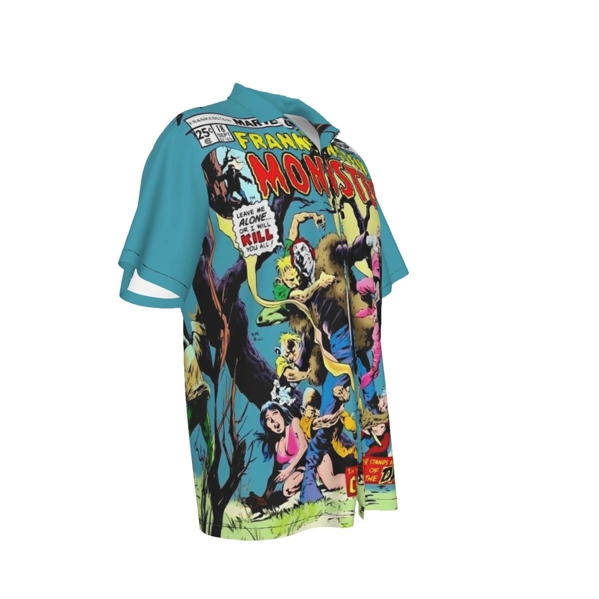 FRANKENSTEIN MONSTER 18 ALL OVER PRINT SHIRT AND TANK TOP -BERNIE WRIGHTSON