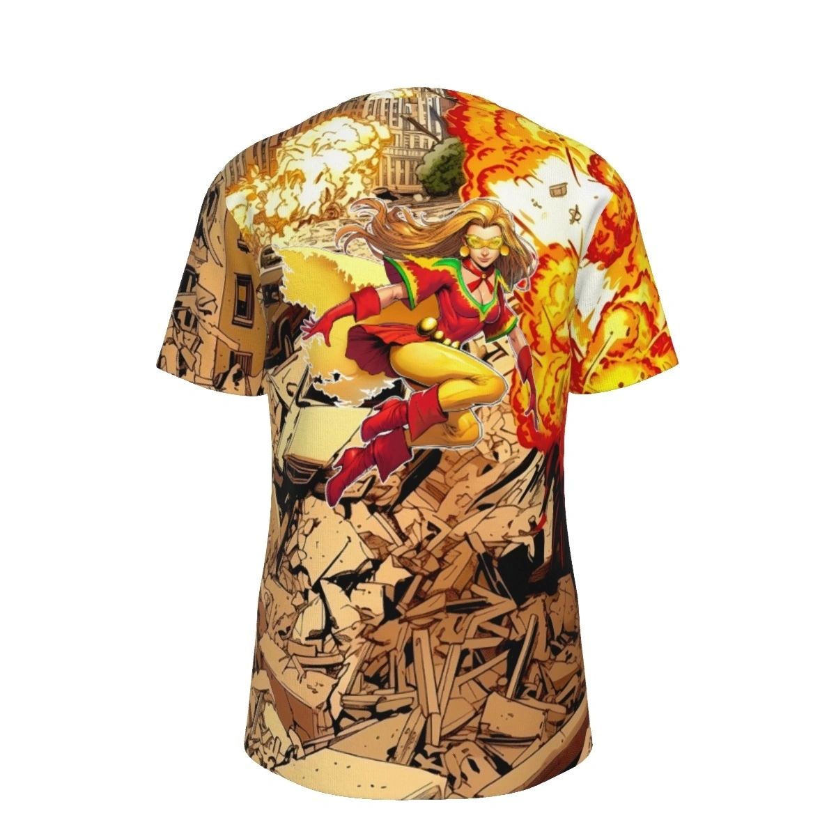 FLAMEBIRD READY ALL OVER PRINT SHIRTS- TEEN TITANS READY