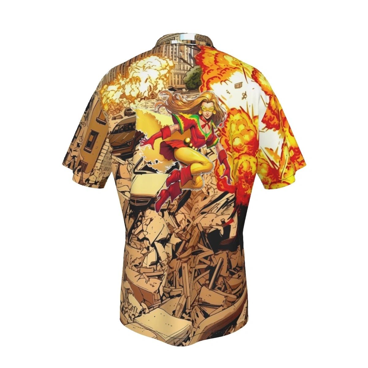 FLAMEBIRD READY ALL OVER PRINT SHIRTS- TEEN TITANS READY